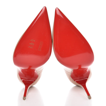 Christian Louboutin Patent So Kate 120 Pumps 38 Nude 5 of 7