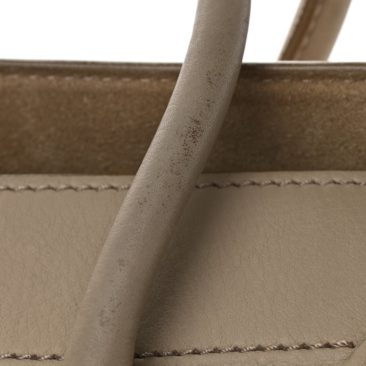 Supple Calfskin Medium Phantom Luggage Beige