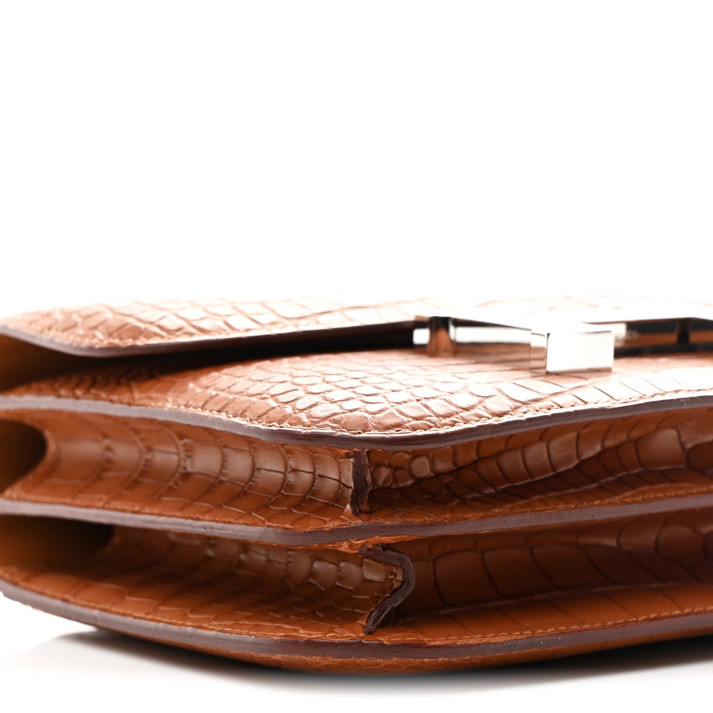 Matte Alligator Constance 18 Gold