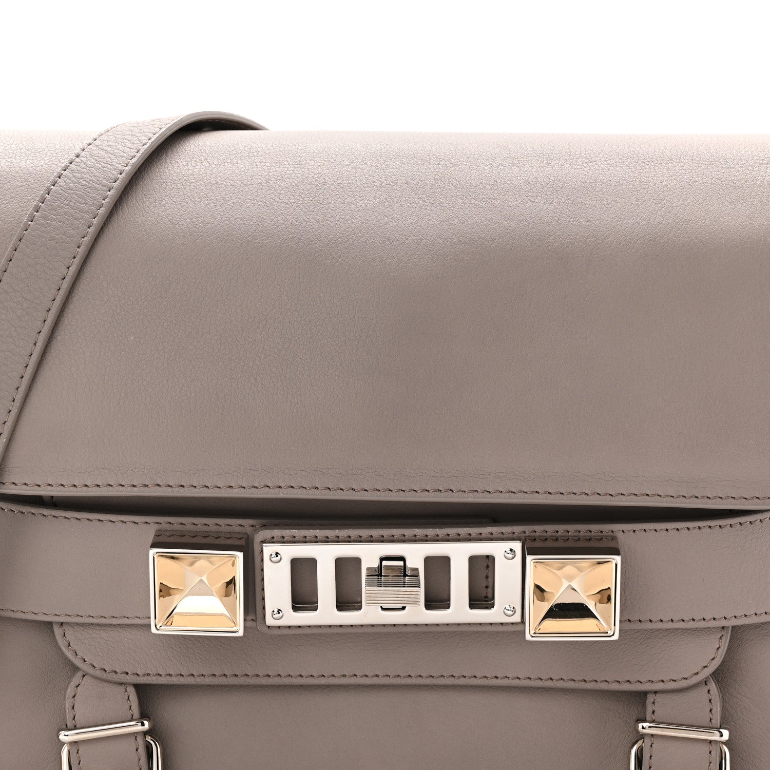 Proenza Schouler Smooth Calfskin PS11 Classic Shoulder Bag Mushroom 14 of 21
