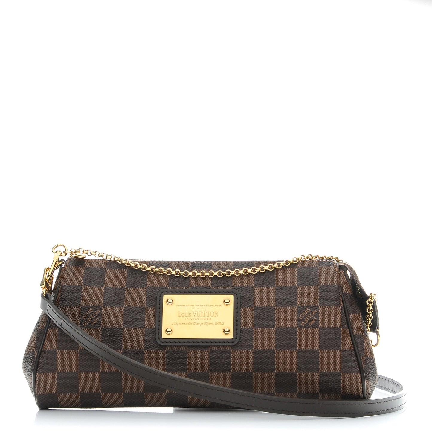 Damier Ebene Eva Clutch