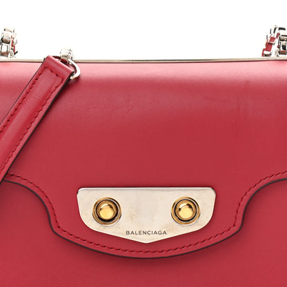 Balenciaga Smooth Calfskin Min Neo Classic Chain Box Rouge 8 of 14
