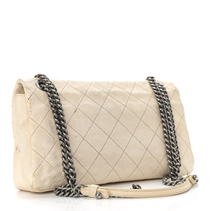 Chanel Caviar Quilted Medium Simply CC Flap White 3 of 22