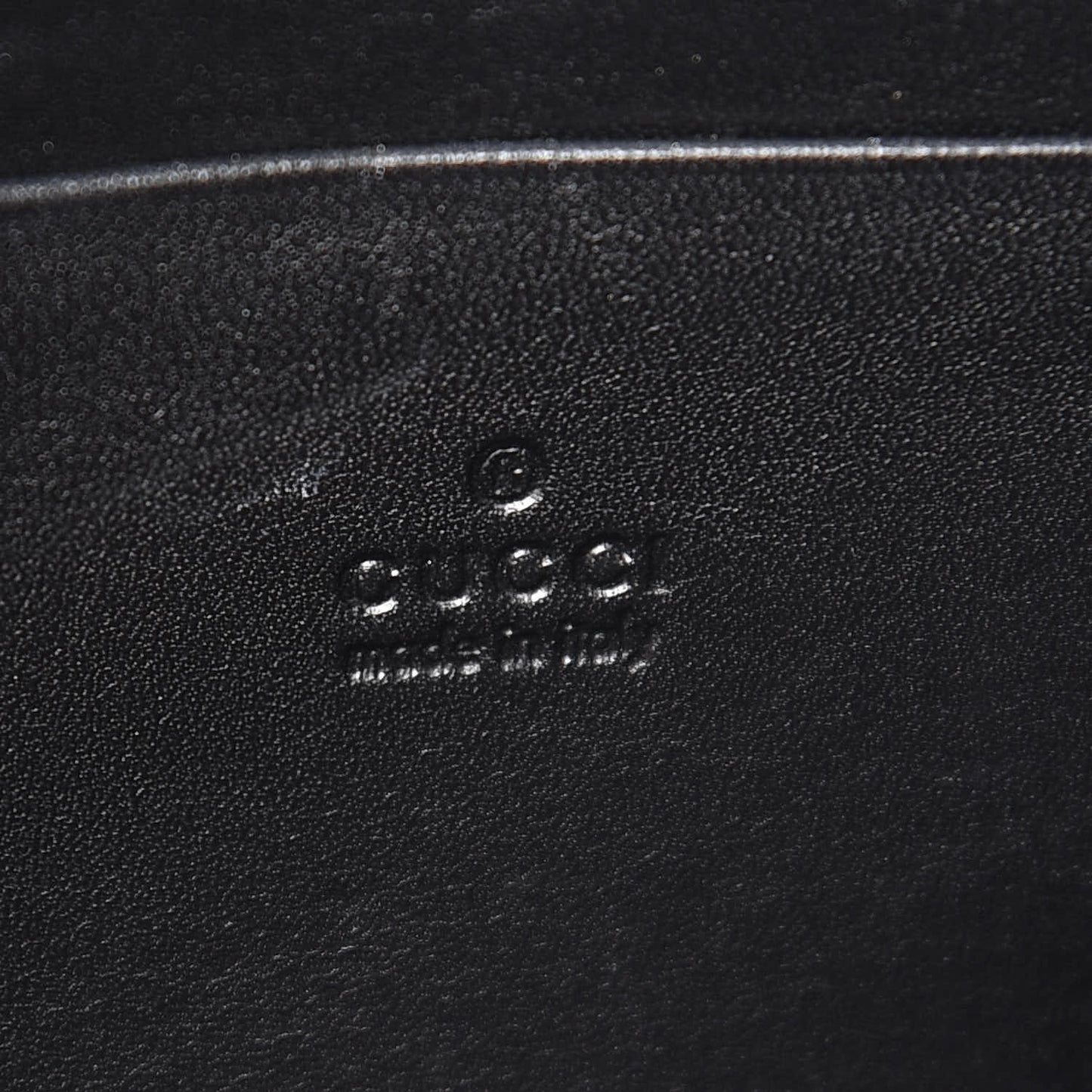 Calfskin Matelasse GG Marmont Chain Wallet Black