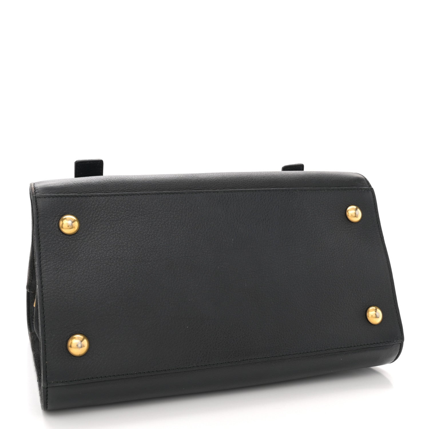 Saint Laurent Calfskin Canvas Small Muse Two Black 4 of 13