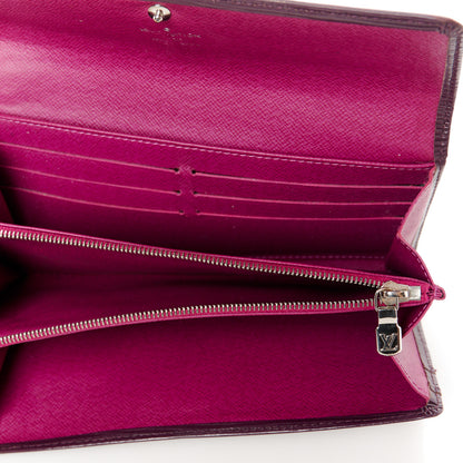 Louis Vuitton Epi Sarah Wallet Cassis 5 of 10
