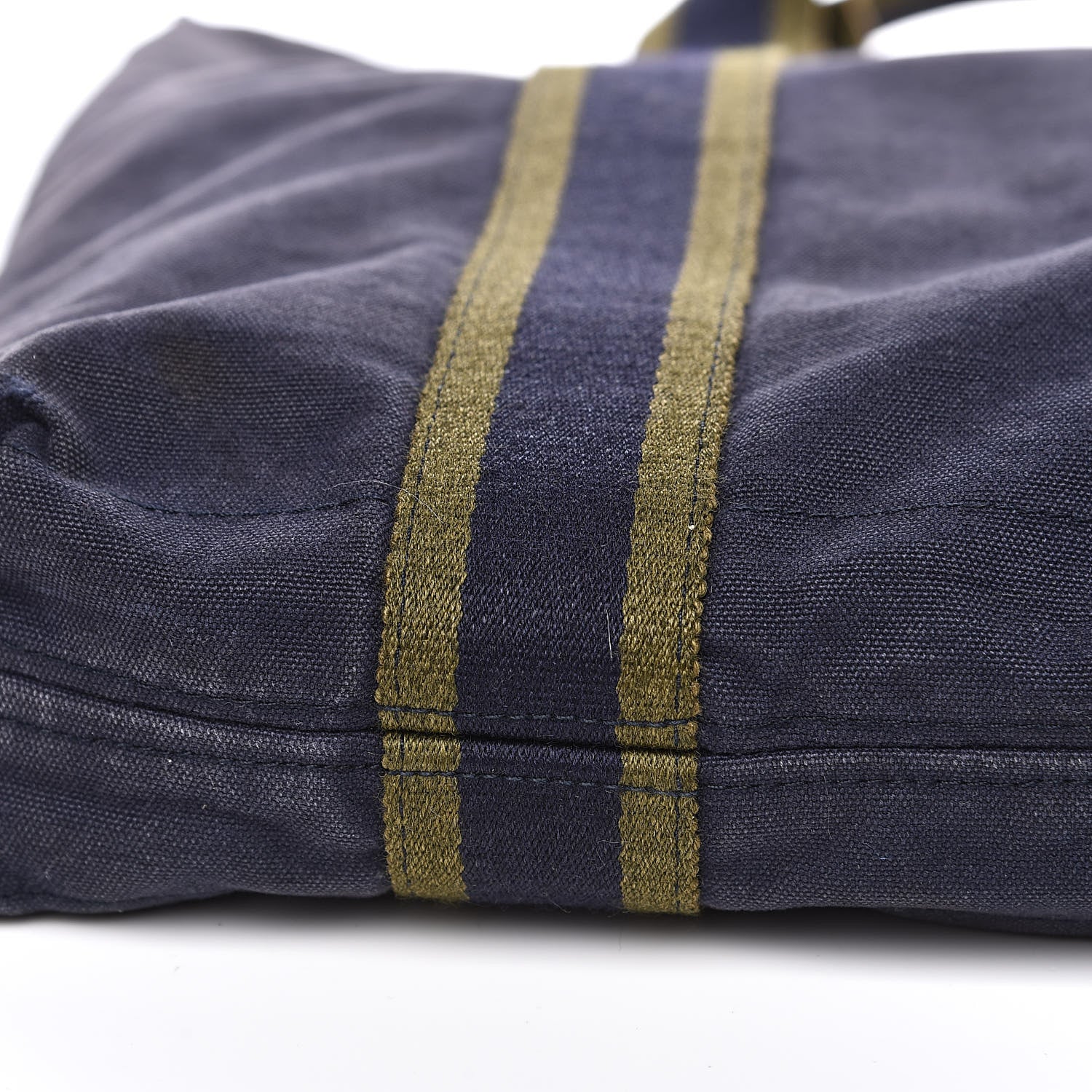 Hermes Canvas Fourre Tout Navy 9 of 14