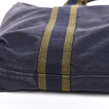 Hermes Canvas Fourre Tout Navy 9 of 14