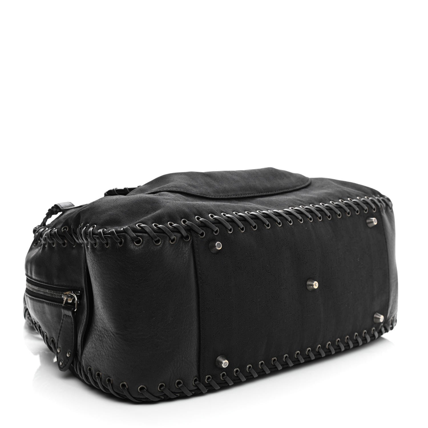 Christian Dior Monogram Ethnic Shoulder Bag Black 4 of 13