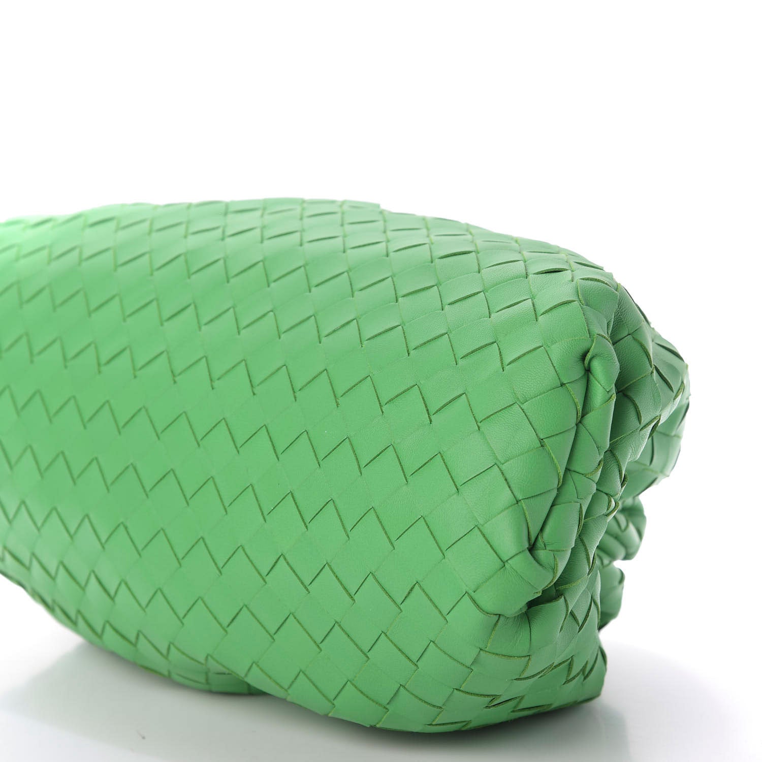 Bottega Veneta Nappa Maxi Intrecciato The Pouch Oversized Clutch Green 7 of 9