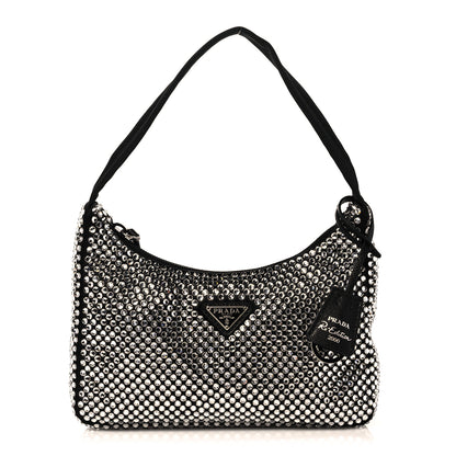 Prada Satin Crystal Mini Re-Edition 2000 Bag Cristal 1 of 9