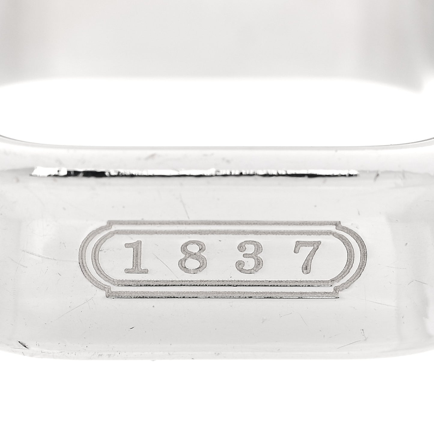 Sterling Silver 1837 Square Ring 54 6.75