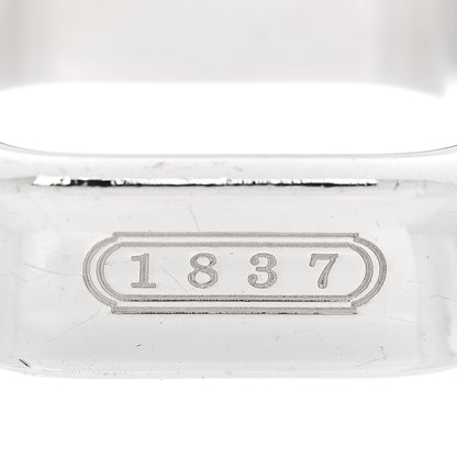 Tiffany Sterling Silver 1837 Square Ring 54 6.75 7 of 7
