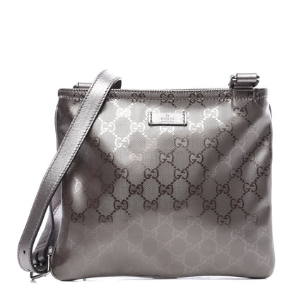 Gucci Imprime Monogram Small Flat Messenger Bag Mauve 1 of 10