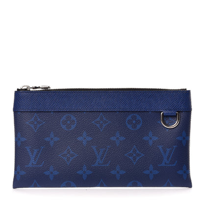 Louis Vuitton Taiga Monogram Pacific Discovery Pochette Cobalt 1 of 10