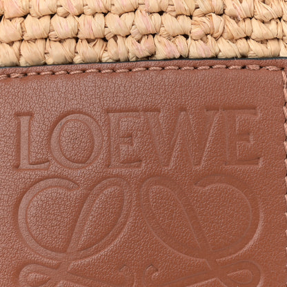 Loewe Raffia Mini Slit Tote Bag Natural Tan 6 of 11