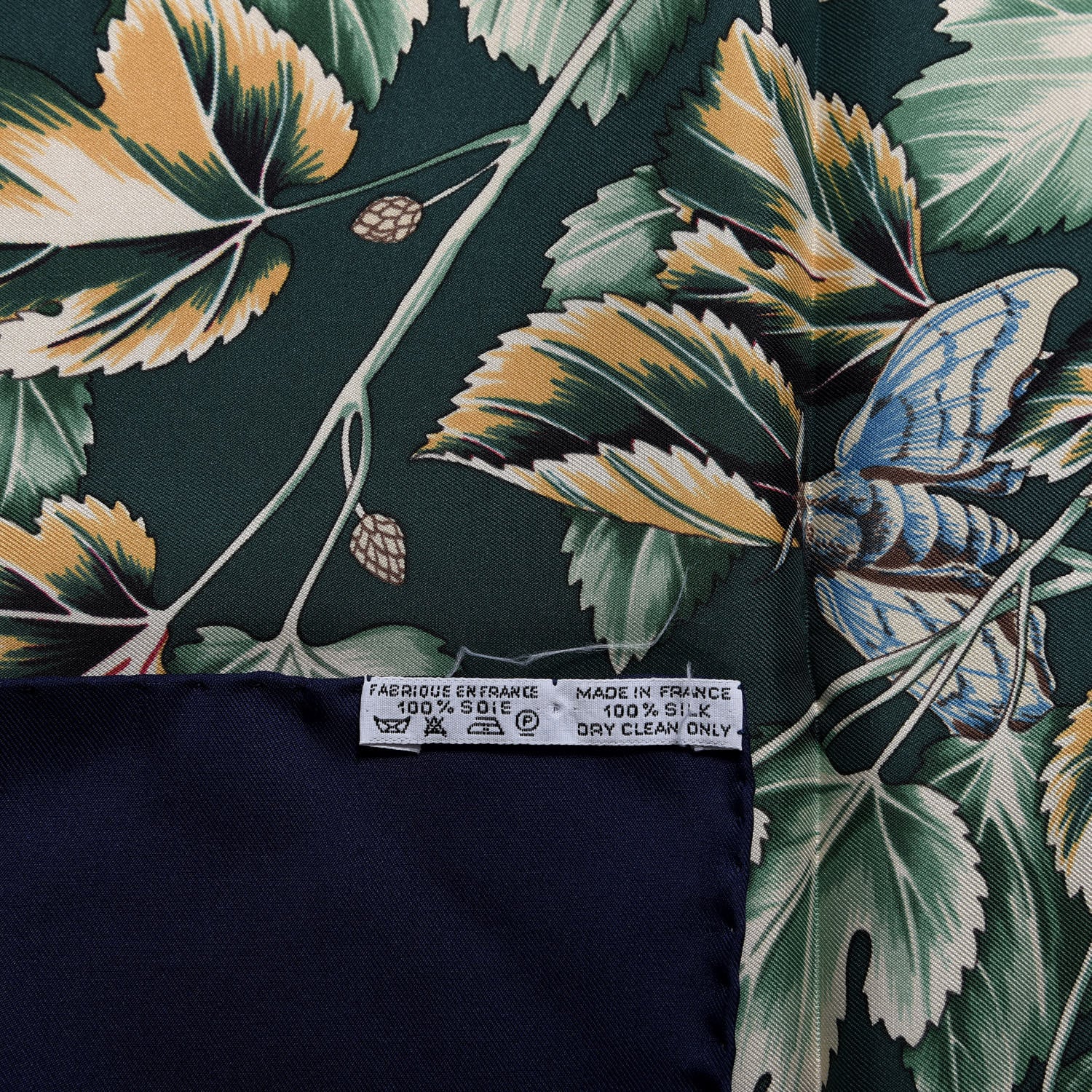 Hermes Silk L'Arbre de Soie Scarf 90 5 of 5