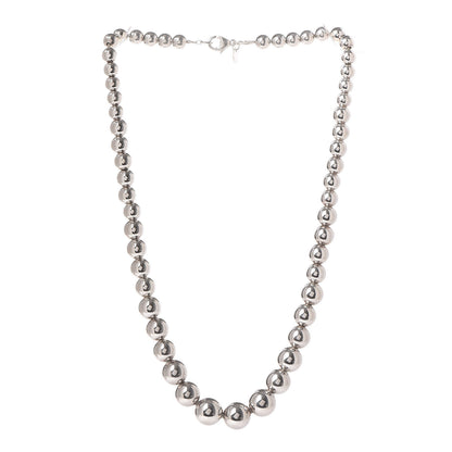 Tiffany Sterling Silver HardWear Graduated Ball Necklace 3 of 7