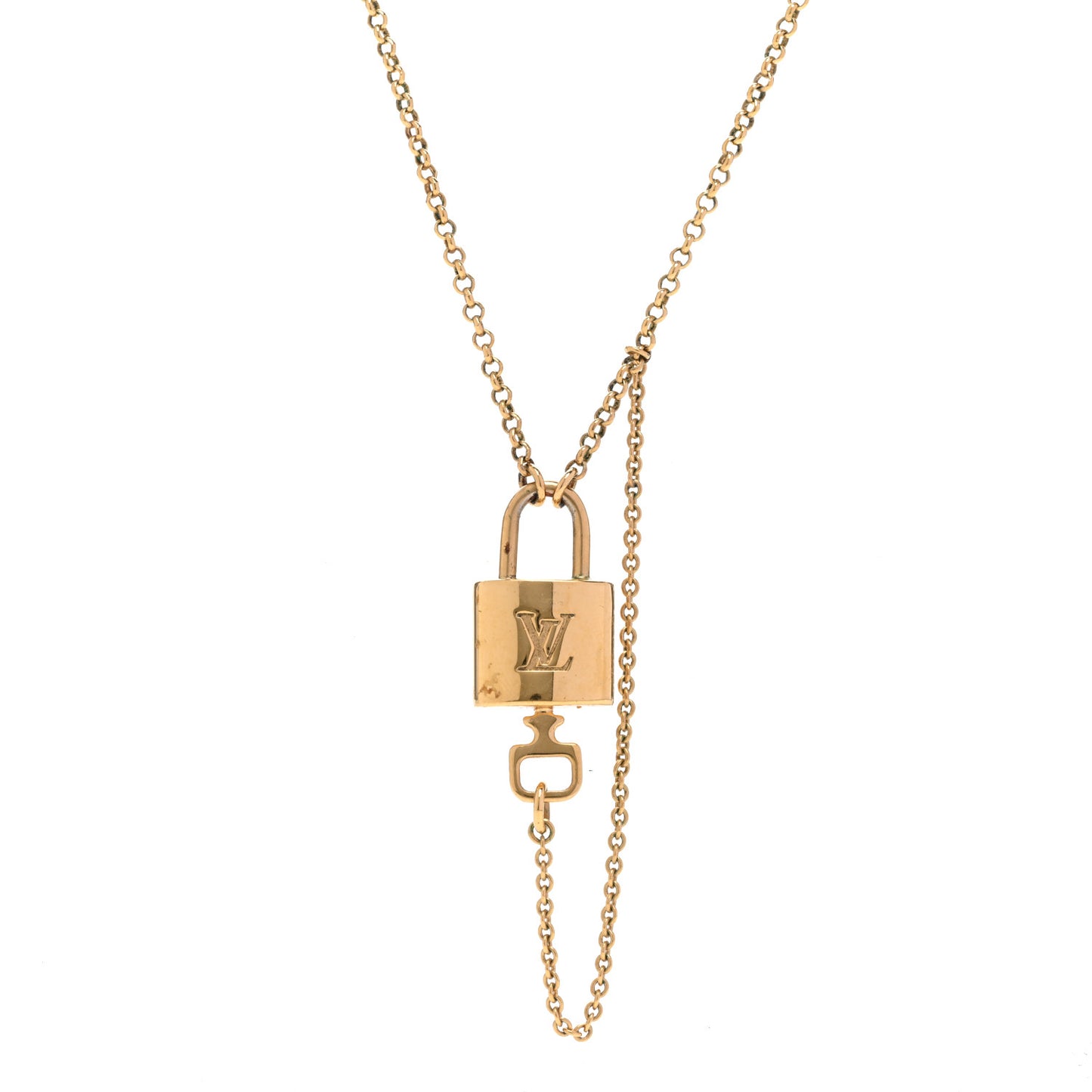 Locky Pendant Necklace Gold