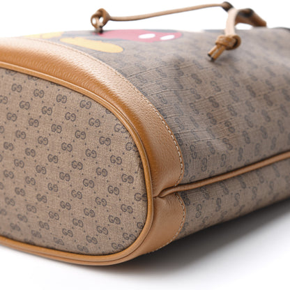 Gucci X DISNEY Mini Vintage GG Supreme Monogram Bucket Bag Beige Vintage Sun Oil 7 of 11
