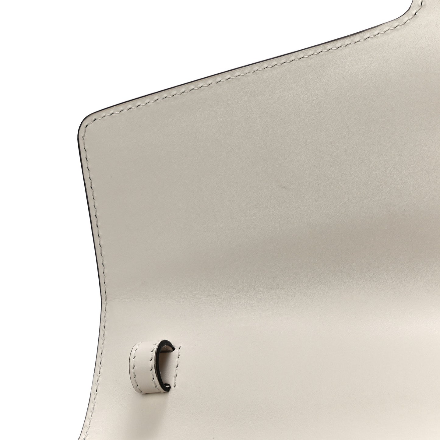 Calfskin Embroidered Medium Sylvie Top Handle Bag White