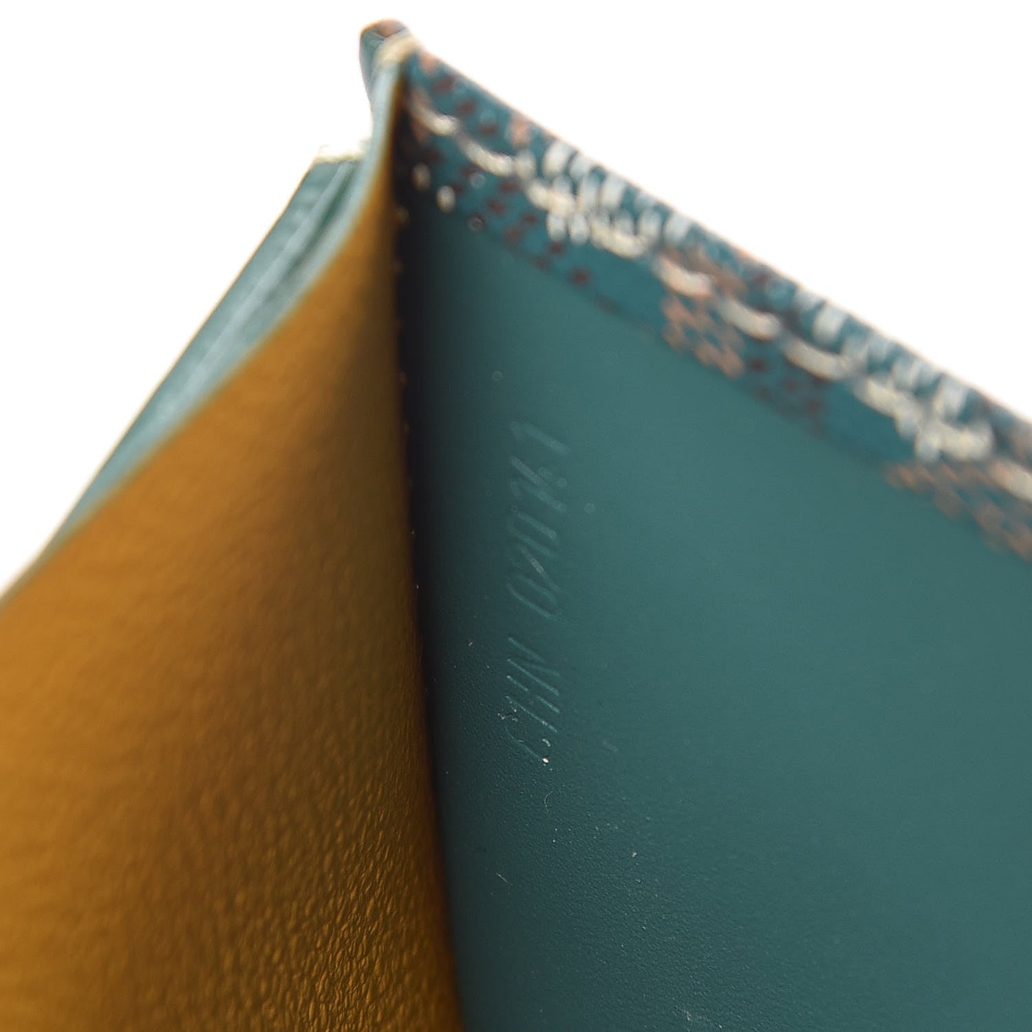 Goyard Goyardine Moliere Wallet Green 7 of 7