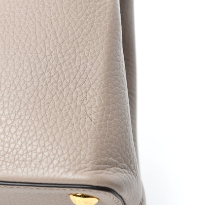 Louis Vuitton Taurillon Capucines BB Galet 8 of 12
