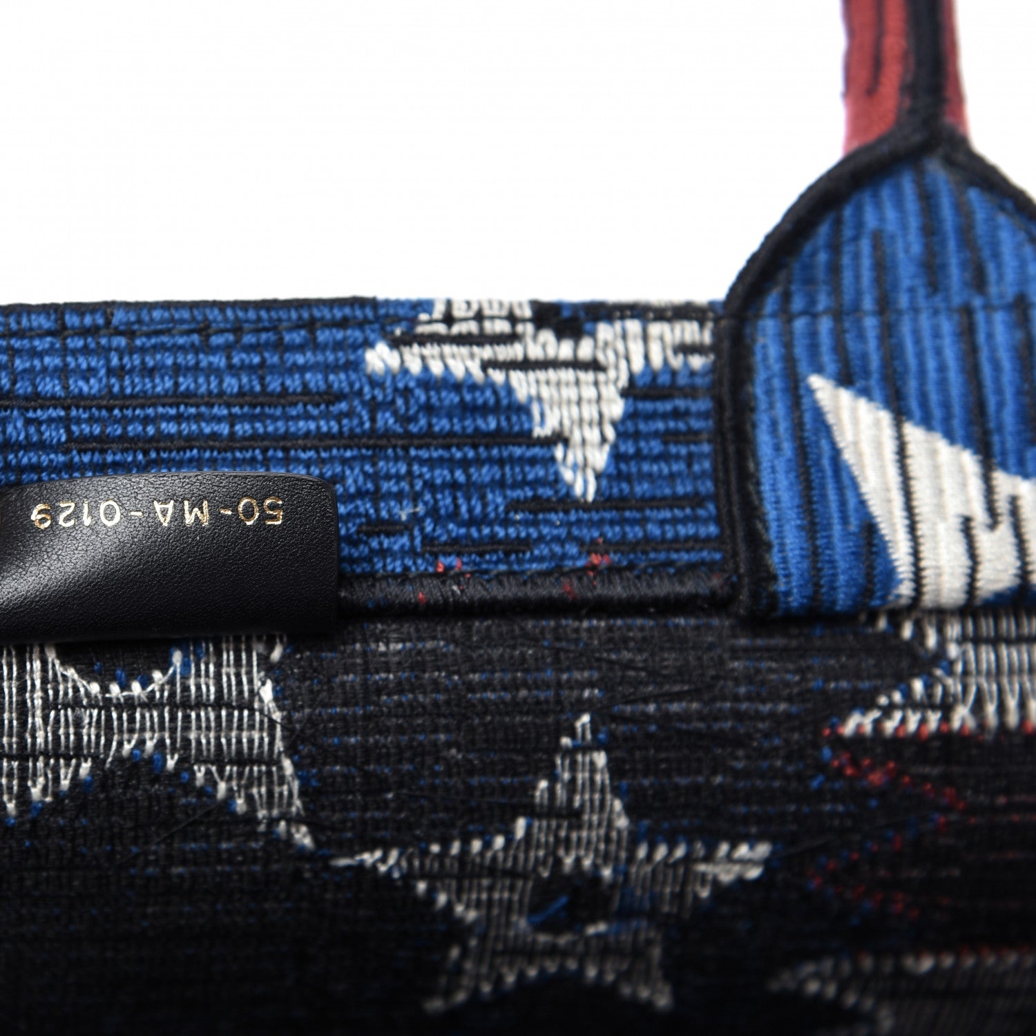 Christian Dior Canvas Embroidered Exclusive US Book Tote Multicolor 9 of 10