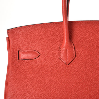 Hermes Togo Birkin 35 Rouge Pivoine 27 of 35