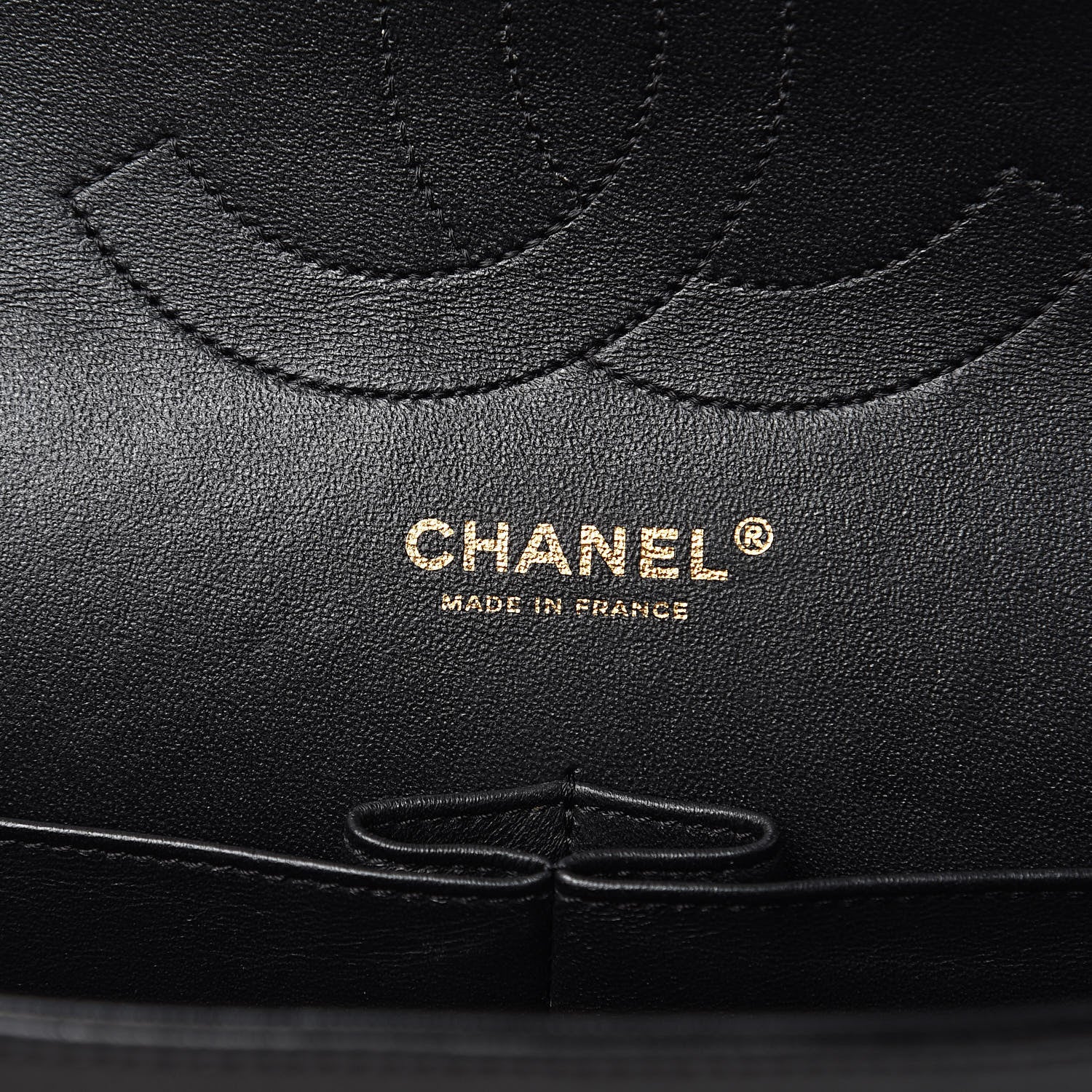 Chanel Lambskin Chevron Quilted Jumbo Double Flap Black 6 of 16