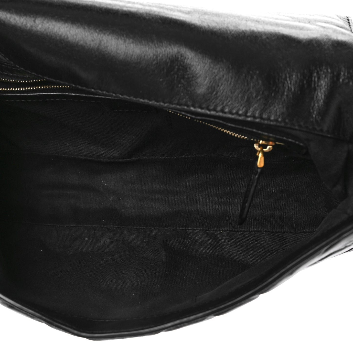 Nappa FF 1974 Embossed Baguette Black