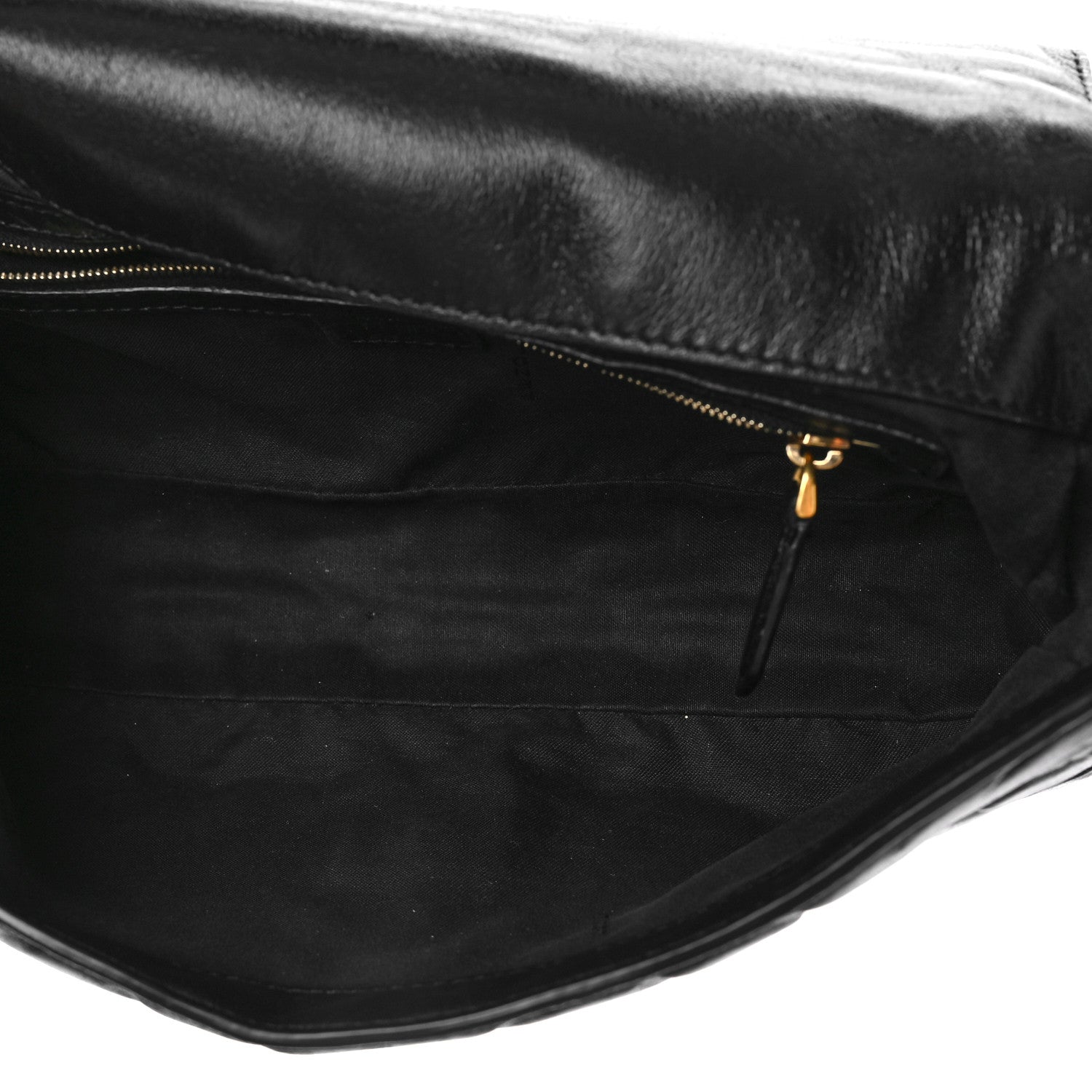 Fendi Nappa FF 1974 Embossed Baguette Black 5 of 8