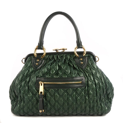 Marc Jacobs Calfskin Quilted Stam Green 1 of 9