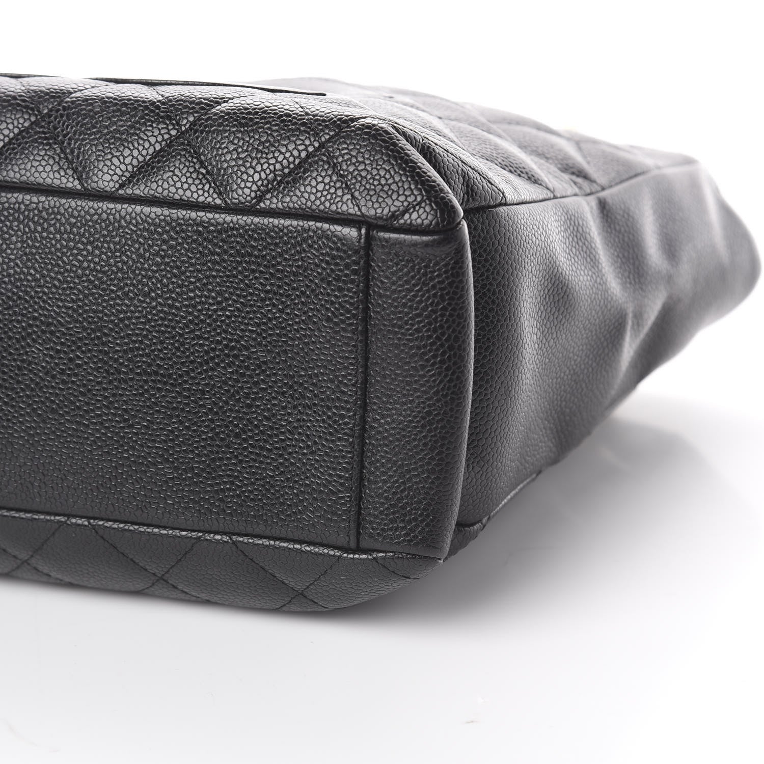 Chanel Caviar Quilted Petit Shopping Tote PST Black 9 of 17