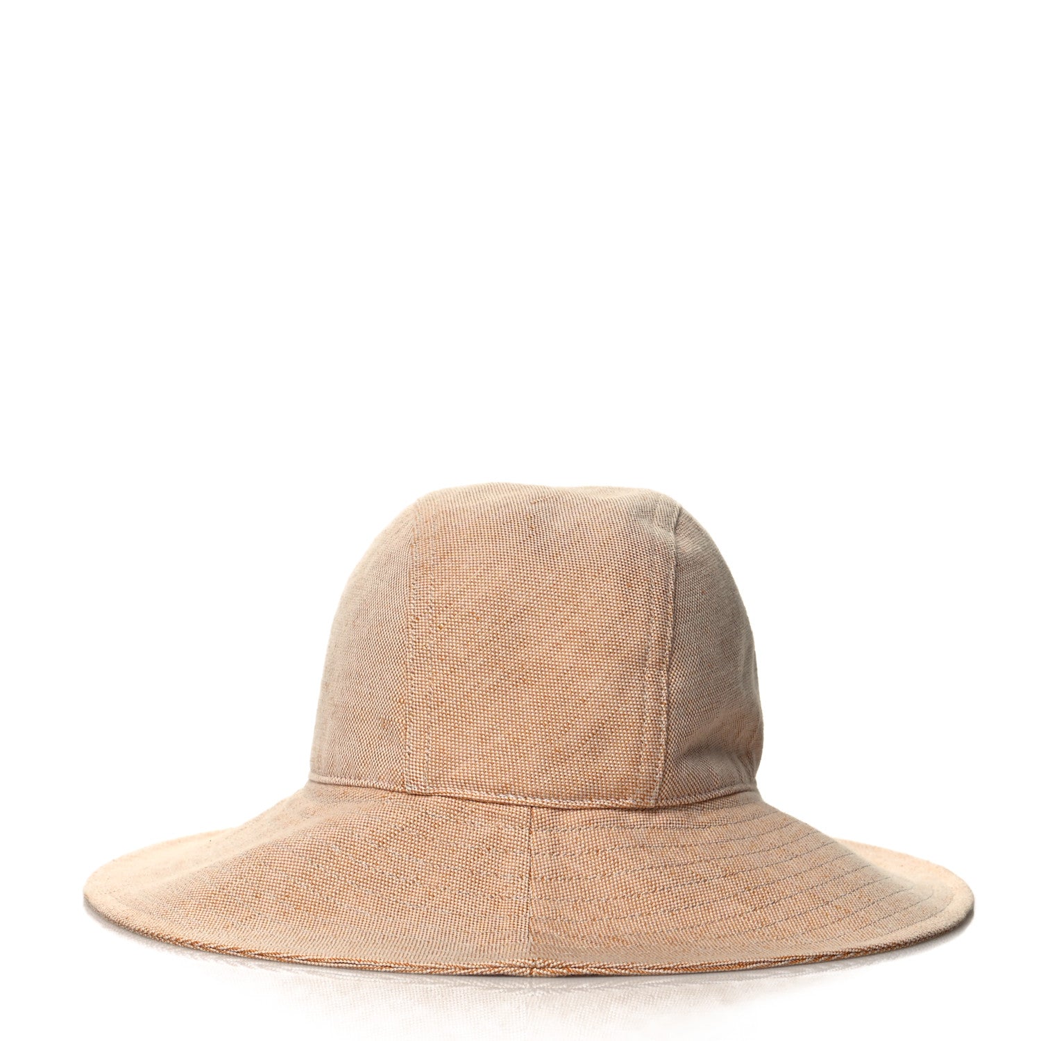 Hermes Linen Colette Hat 57 Jaune Itauba 5 of 7