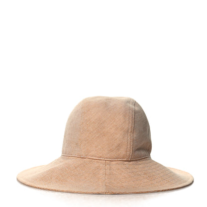 Hermes Linen Colette Hat 57 Jaune Itauba 5 of 7