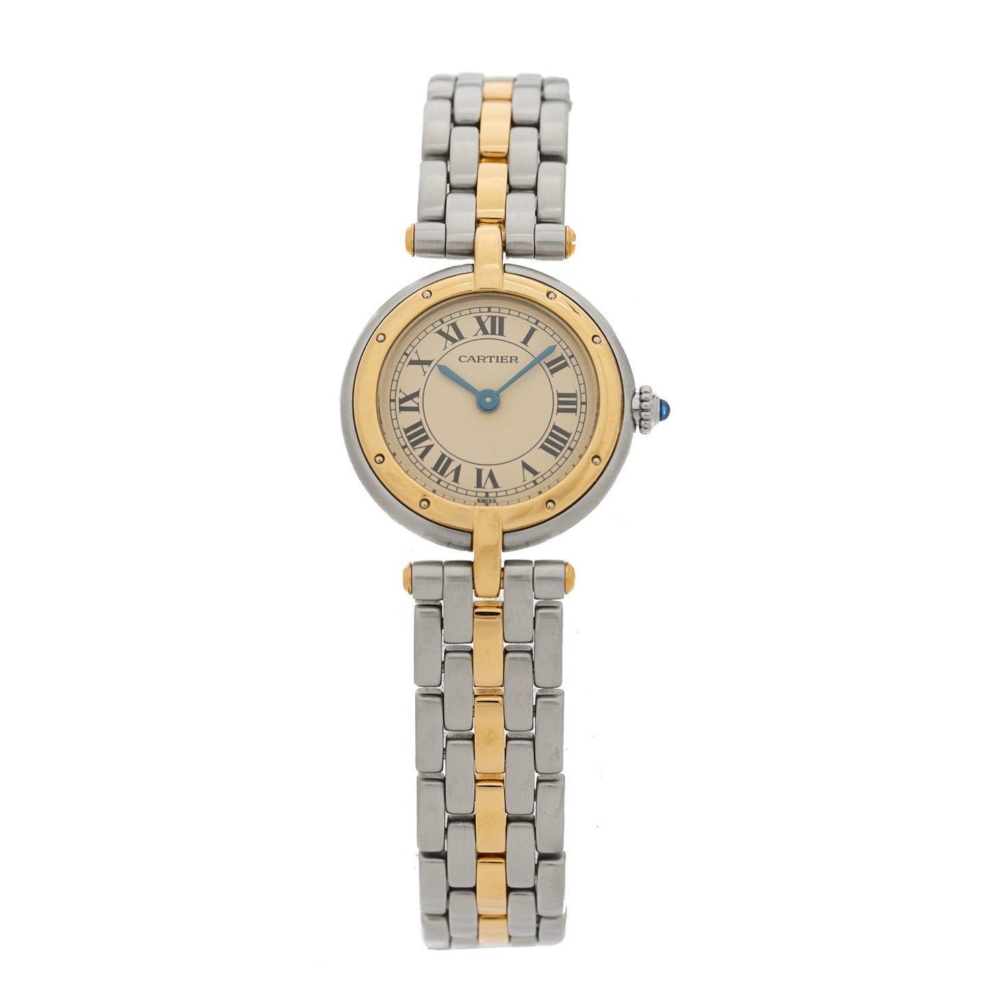 Stainless Steel 18K Yellow Gold 24mm Panthere Vendome Quartz Watch