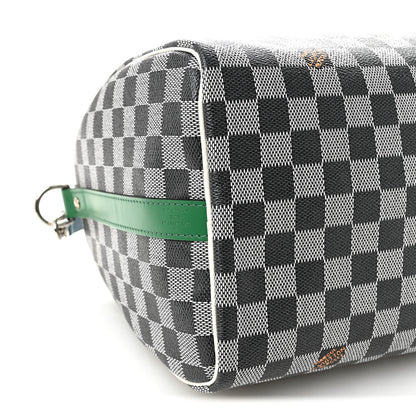 Louis Vuitton Damier Speedy Bandouliere 30 Black White 9 of 10
