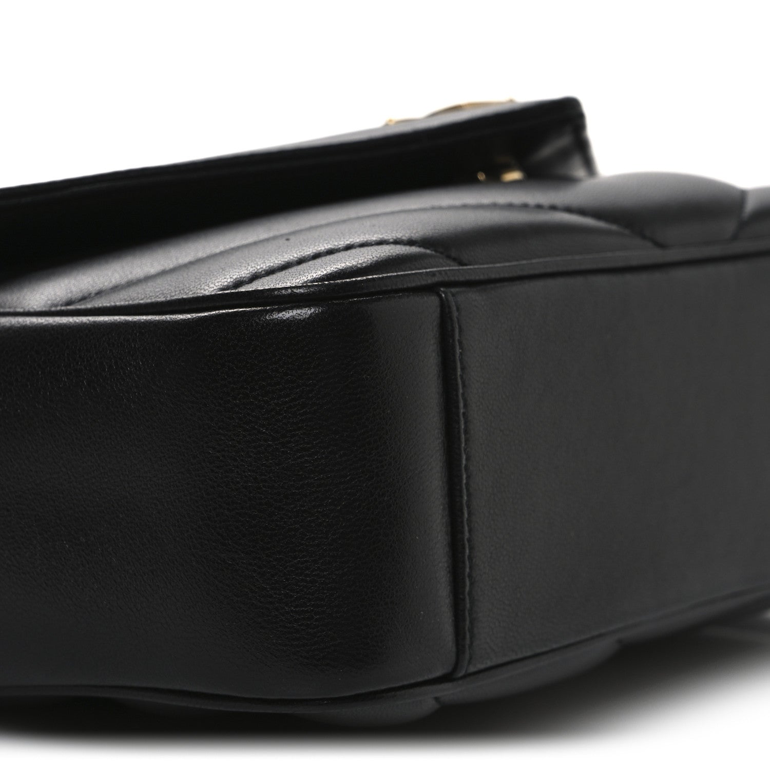 Saint Laurent Lambskin Chevron Quilted Small Loulou Bag Black 10 of 11