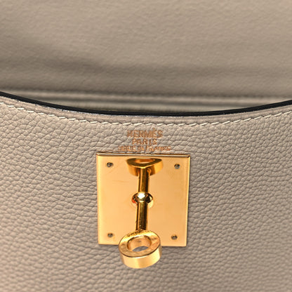 Hermes Togo Kelly Retourne 28 Gris Tourterelle 6 of 11