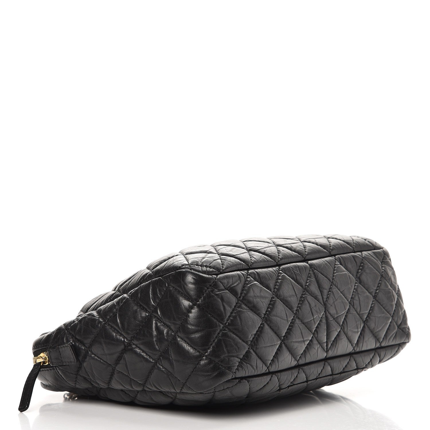 Chanel Aged Calfskin Quilted Large Reissue Camera Case Black 5 of 10