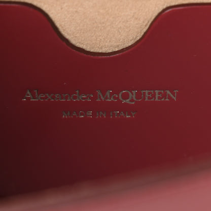 Alexander McQueen Calfskin Mini Jeweled Knuckle Satchel Red 6 of 10