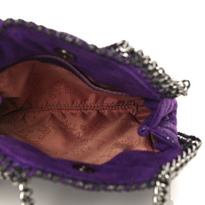 Stella McCartney Shaggy Deer Quilted Tiny Falabella Purple 7 of 12