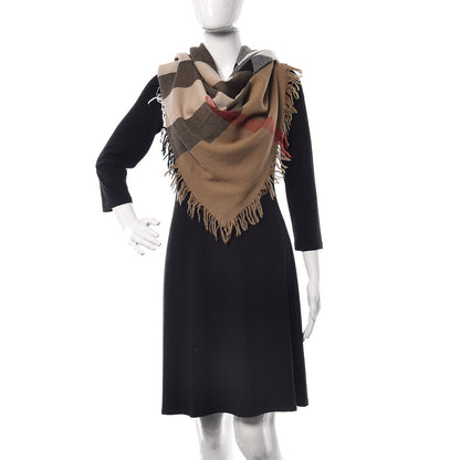 Burberry Merino Wool House Check Scarf Brown 3 of 4