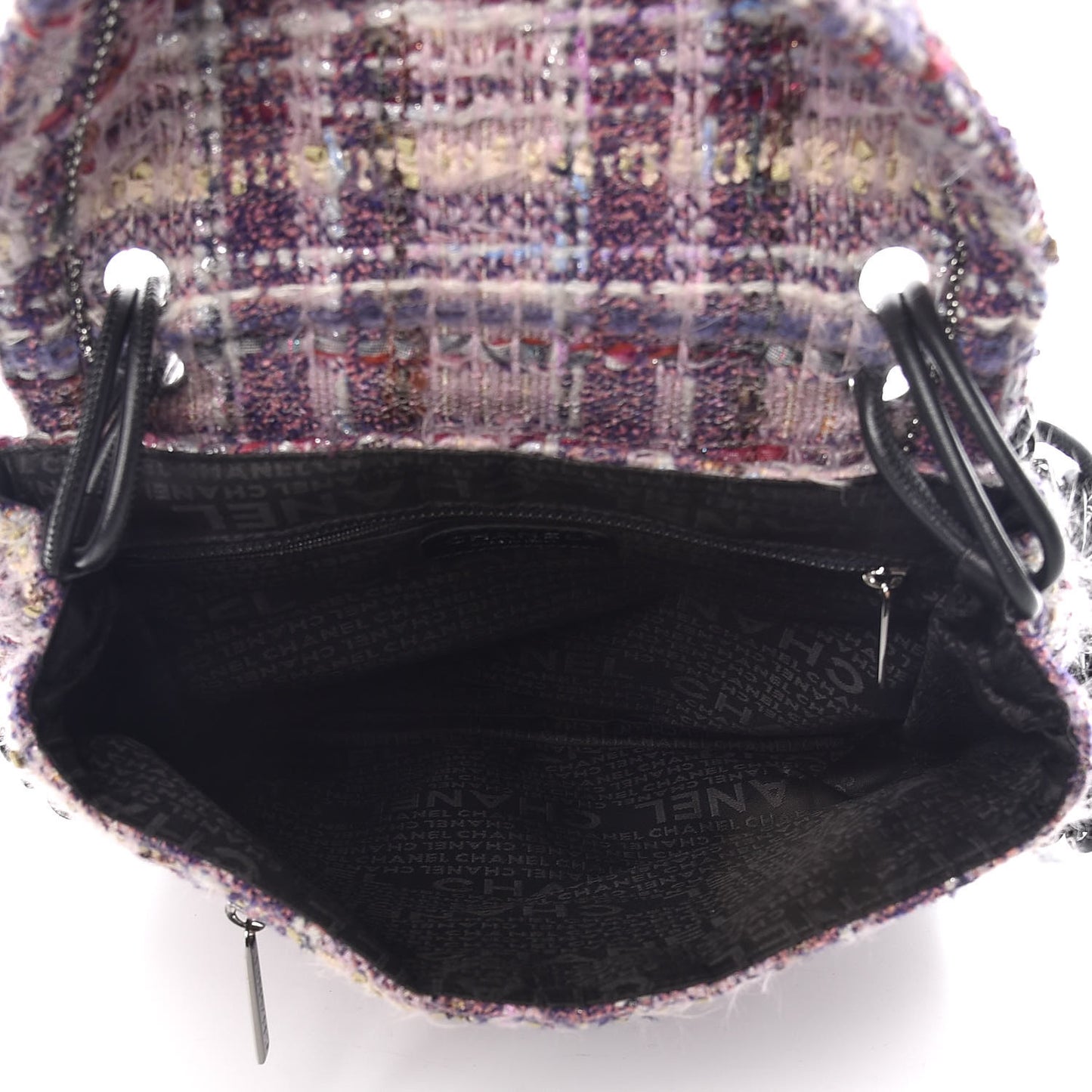 Tweed Camellia Messenger Multicolor