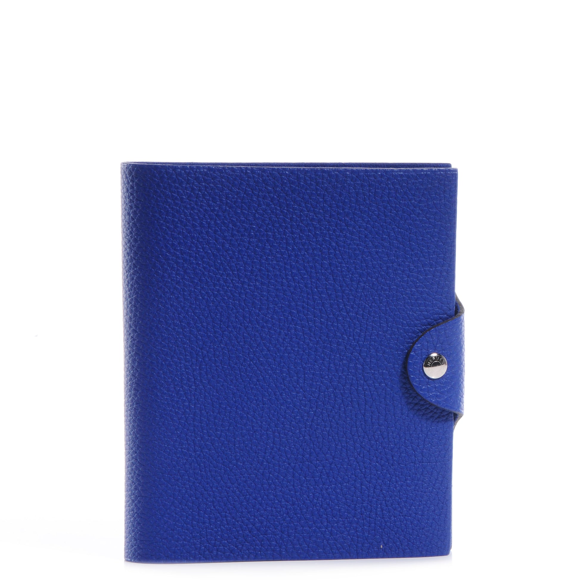 Hermes Togo Ulysse PM Notebook Cover Bleu Electrique 1 of 7