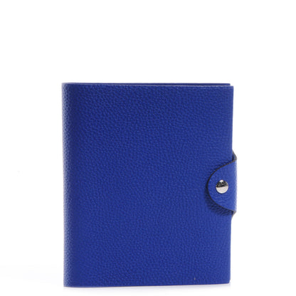 Hermes Togo Ulysse PM Notebook Cover Bleu Electrique 1 of 7