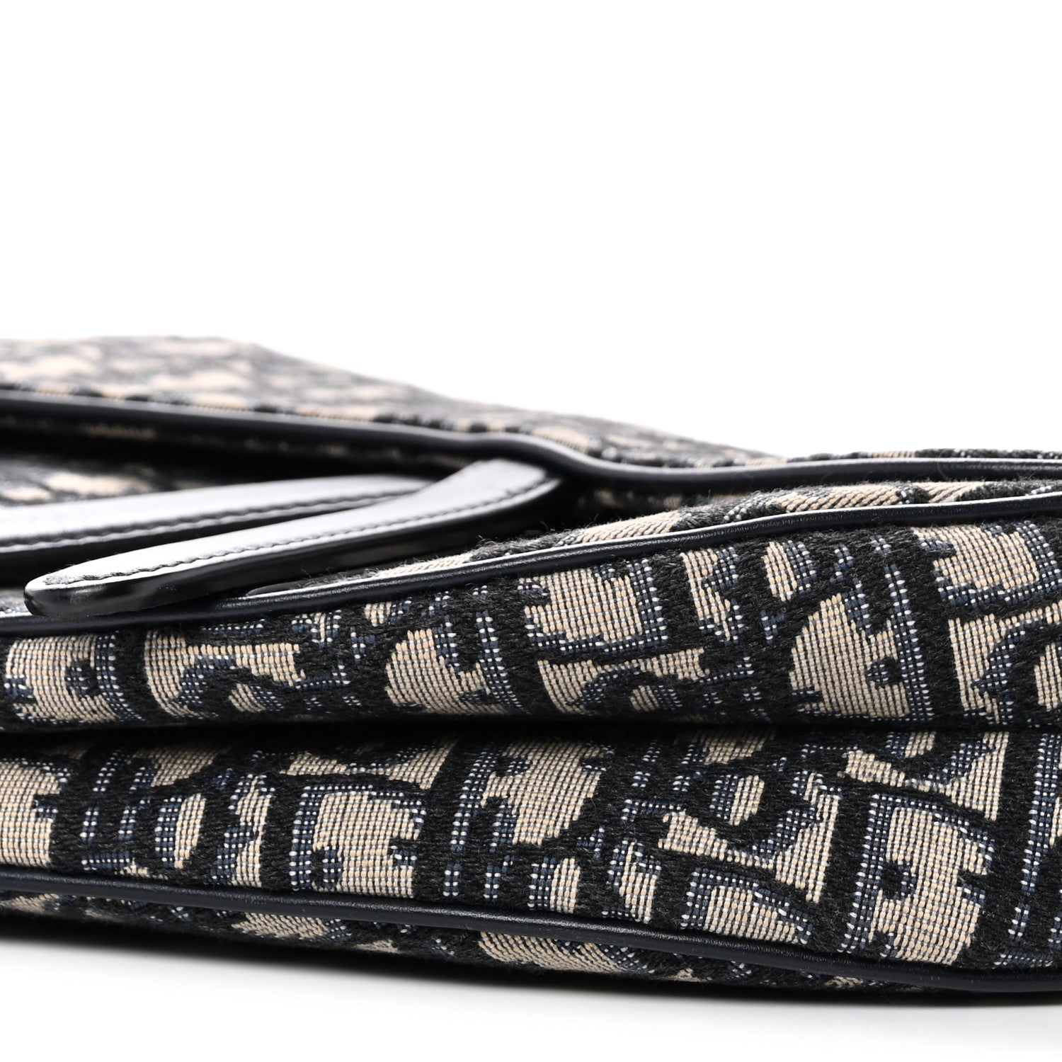 Christian Dior Oblique Saddle Bag Blue 10 of 12