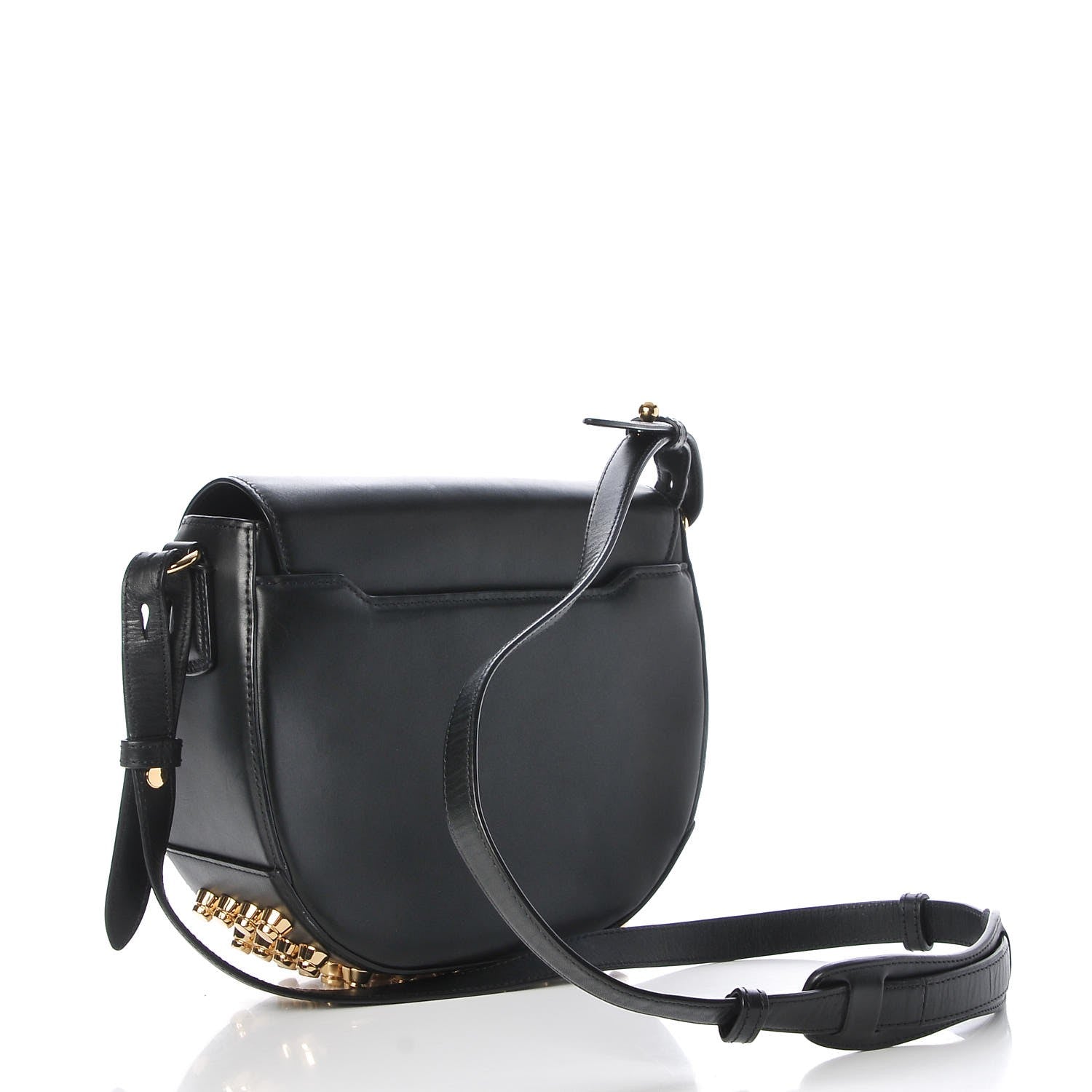 Alexander Wang Calfskin Small Lia Sling Black Pale Gold Hardware 3 of 18