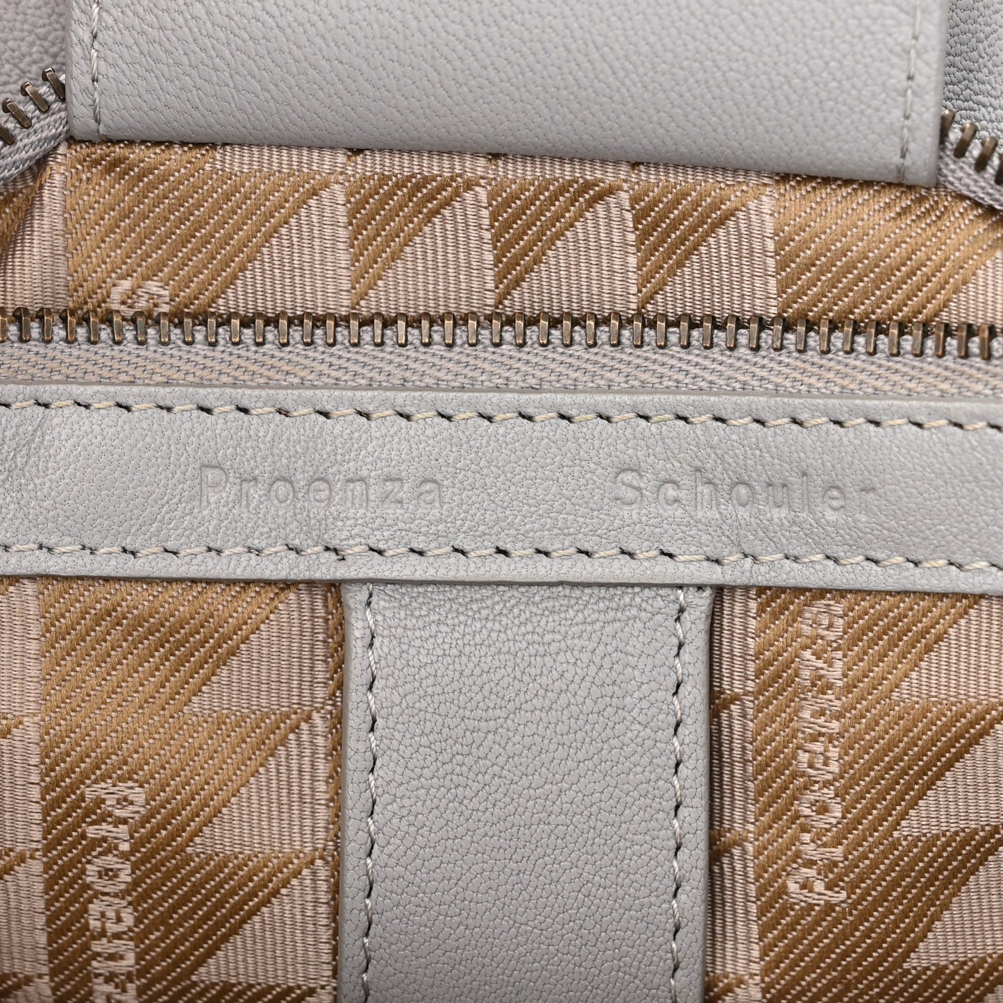 Lambskin Medium PS1 Satchel Dove Grey